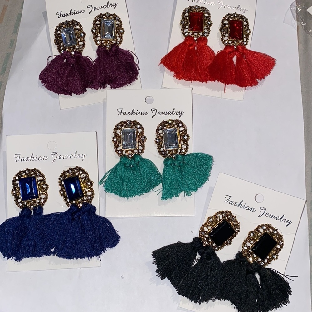 🔥Brand new tassel crazy Feng earrings - Picture 9 of 9